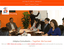 Tablet Screenshot of 24aplus.com